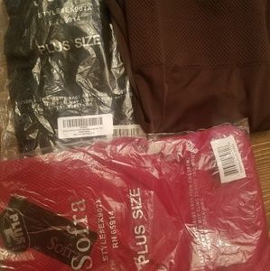 3 pair NWT Tummy Control Plus Size Leggings